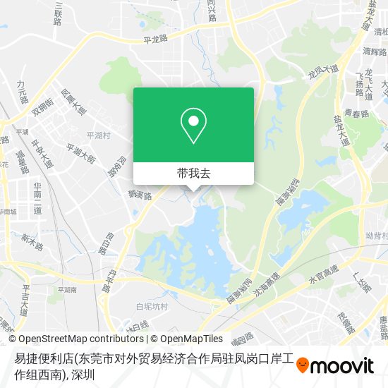 易捷便利店(东莞市对外贸易经济合作局驻凤岗口岸工作组西南)地图