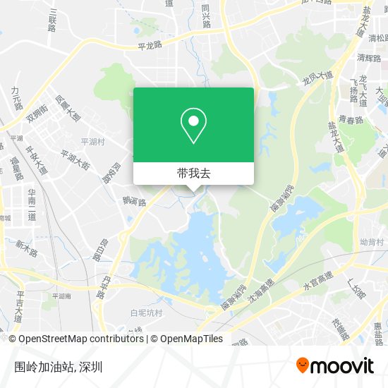 围岭加油站地图