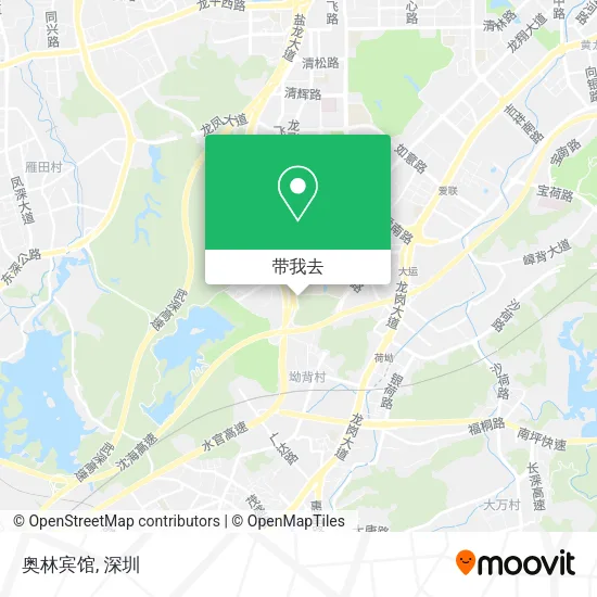 奥林宾馆地图