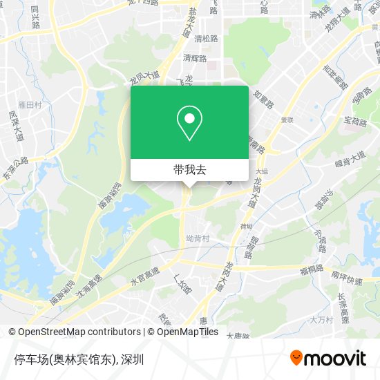 停车场(奥林宾馆东)地图