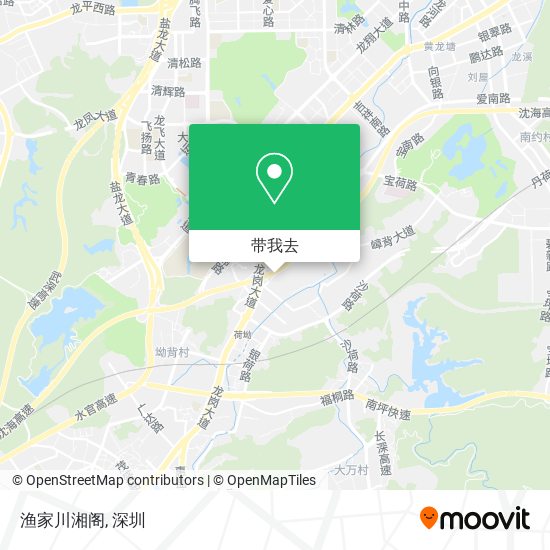 渔家川湘阁地图