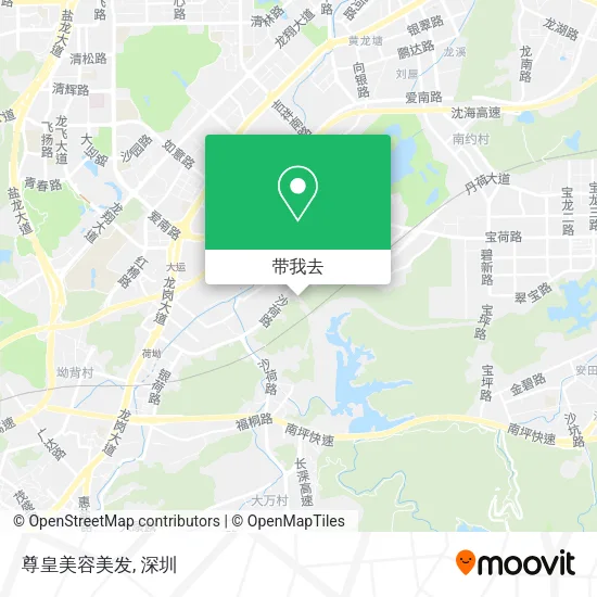 尊皇美容美发地图