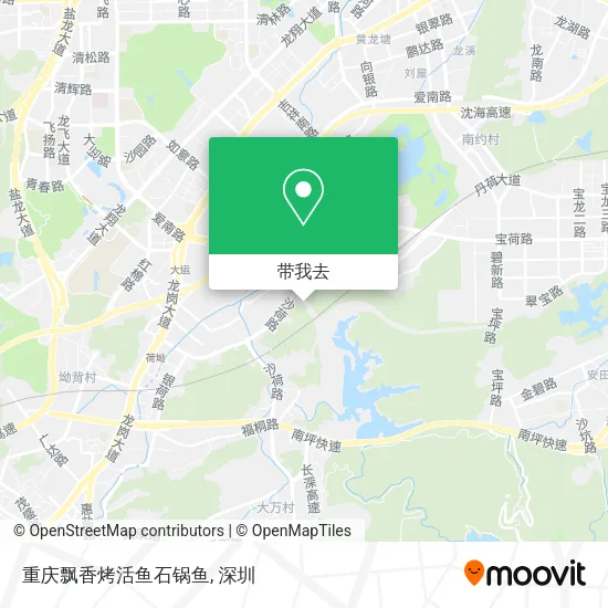重庆飘香烤活鱼石锅鱼地图