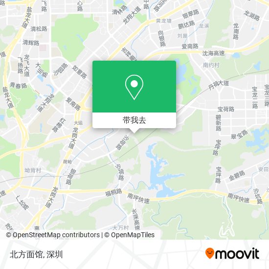 北方面馆地图