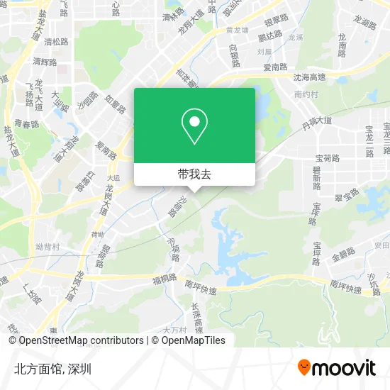 北方面馆地图