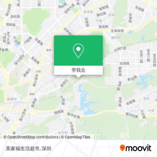 美家福生活超市地图