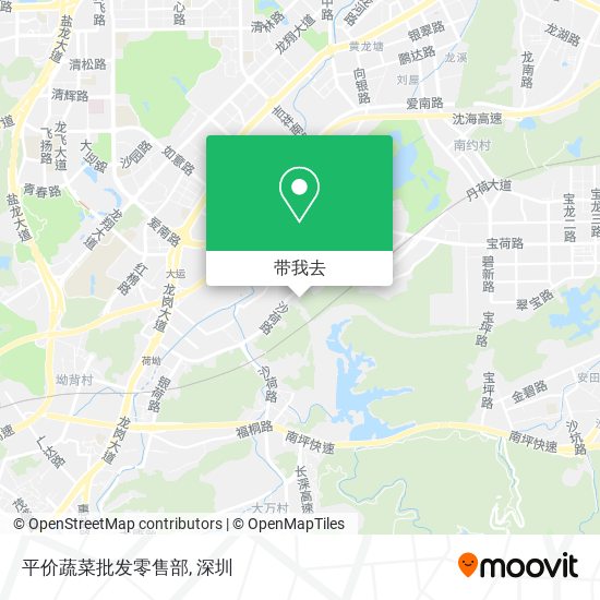 平价蔬菜批发零售部地图