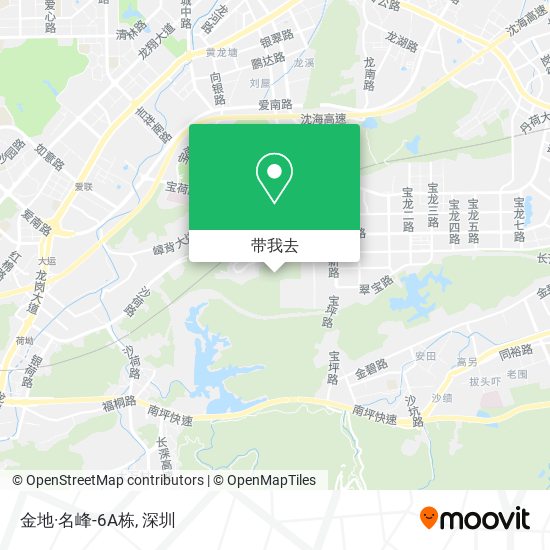 金地·名峰-6A栋地图