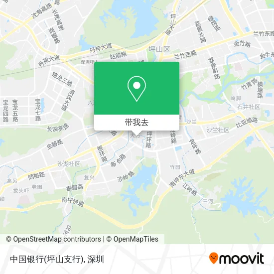 中国银行(坪山支行)地图