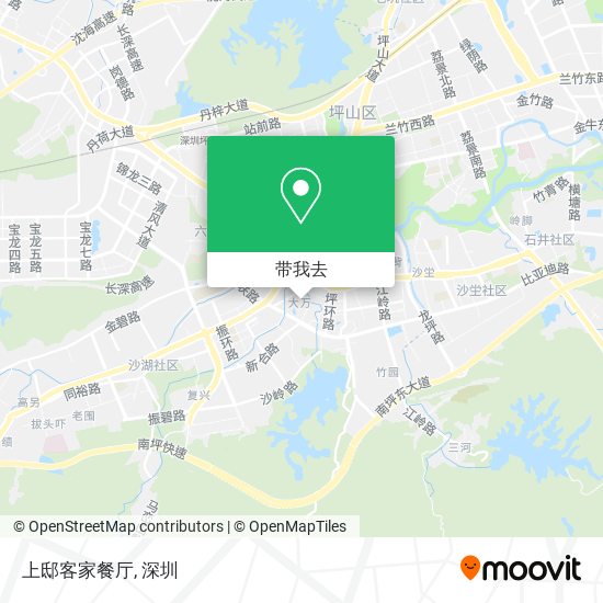 上邸客家餐厅地图