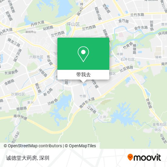 诚德堂大药房地图