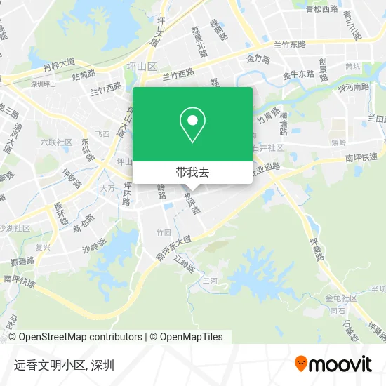 远香文明小区地图
