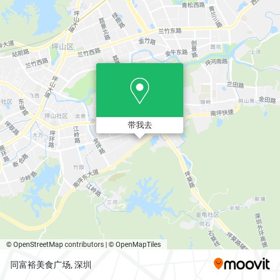 同富裕美食广场地图