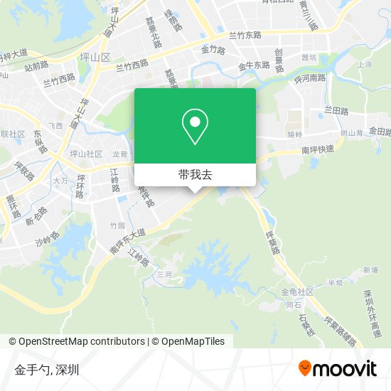 金手勺地图