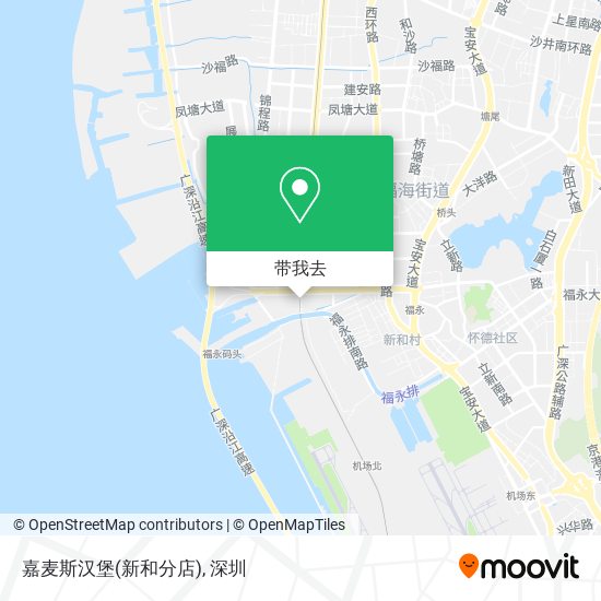 嘉麦斯汉堡(新和分店)地图