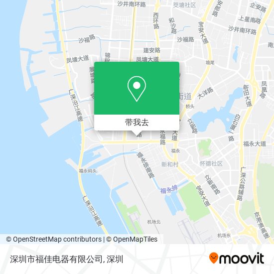 深圳市福佳电器有限公司地图