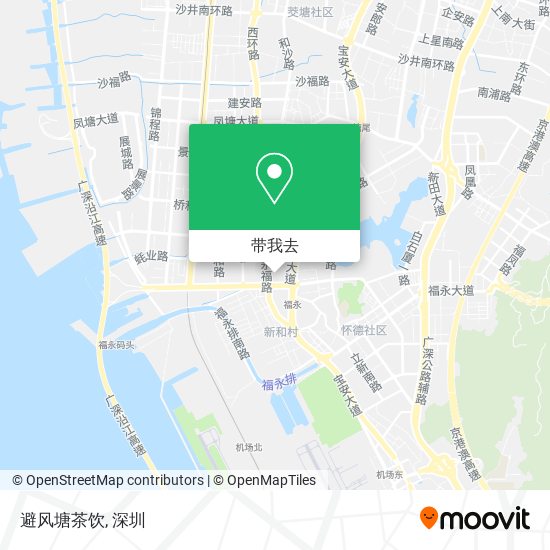 避风塘茶饮地图