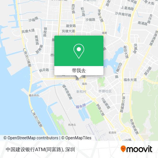 中国建设银行ATM(同富路)地图