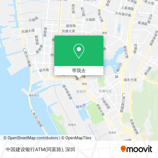 中国建设银行ATM(同富路)地图