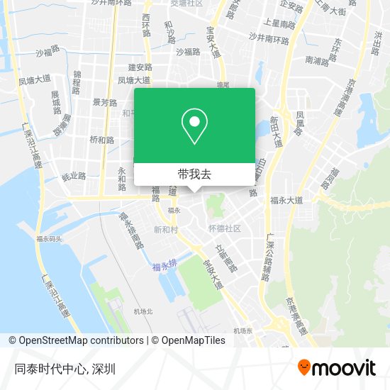 同泰时代中心地图
