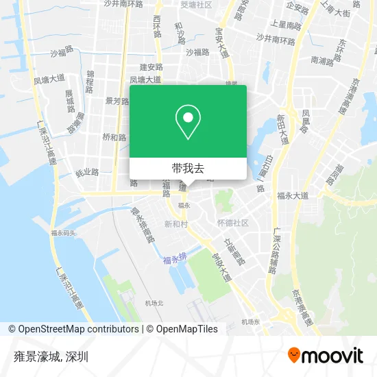 雍景濠城地图