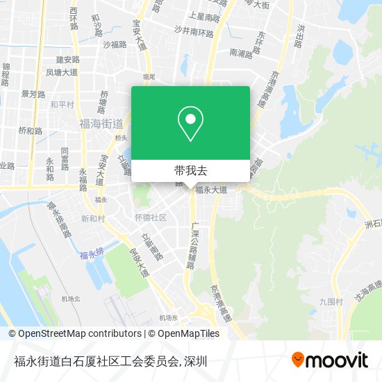 福永街道白石厦社区工会委员会地图