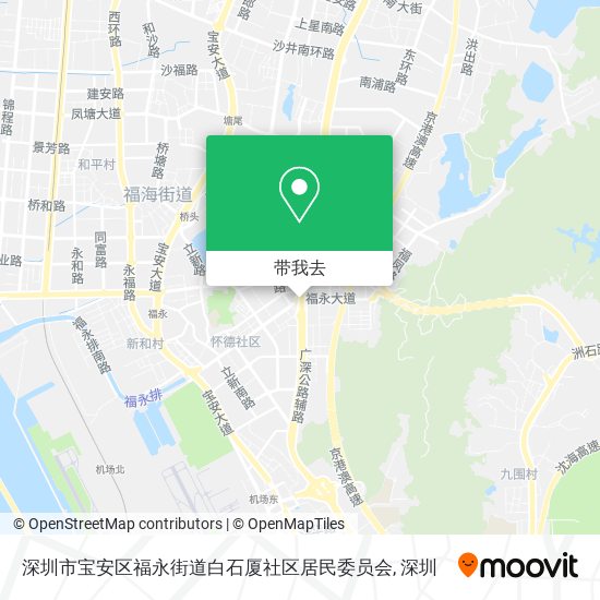 深圳市宝安区福永街道白石厦社区居民委员会地图