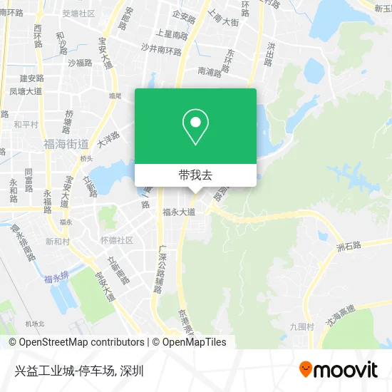 兴益工业城-停车场地图