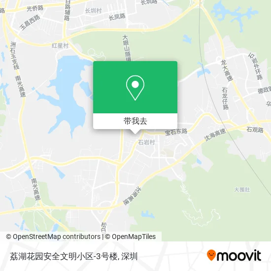 荔湖花园安全文明小区-3号楼地图
