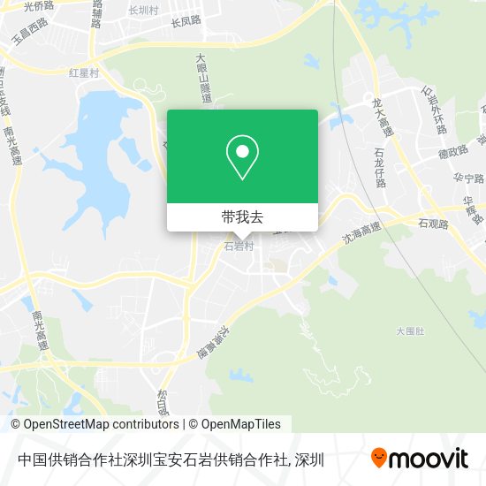 中国供销合作社深圳宝安石岩供销合作社地图