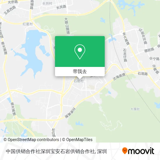 中国供销合作社深圳宝安石岩供销合作社地图