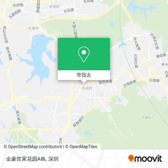 金豪世家花园A栋地图