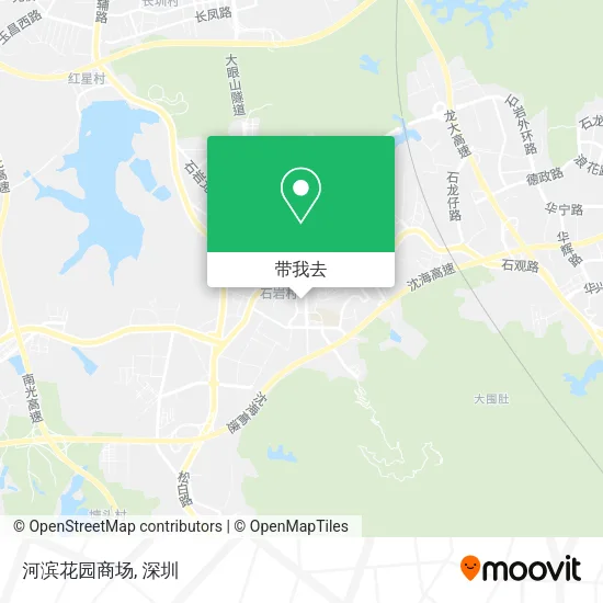 河滨花园商场地图