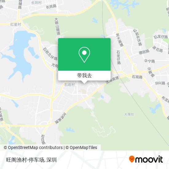 旺阁渔村-停车场地图