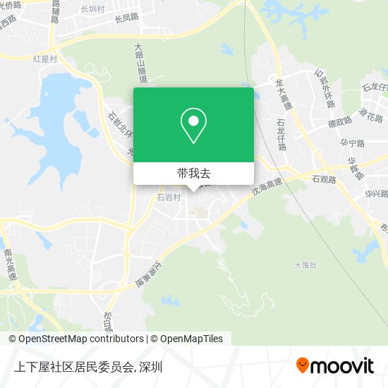 上下屋社区居民委员会地图