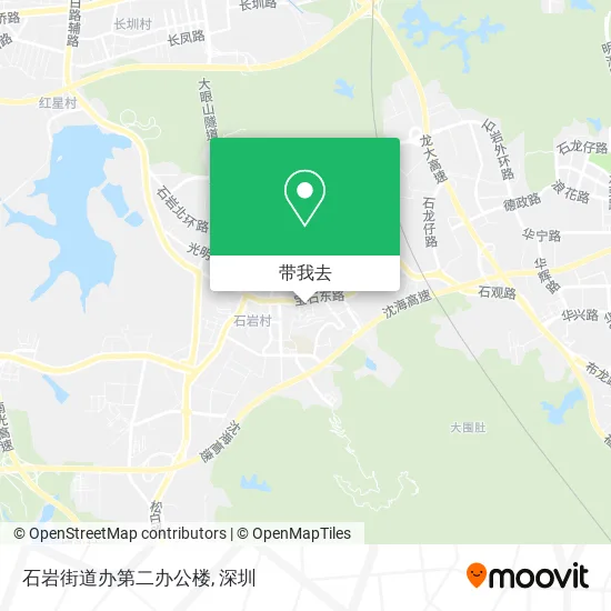 石岩街道办第二办公楼地图