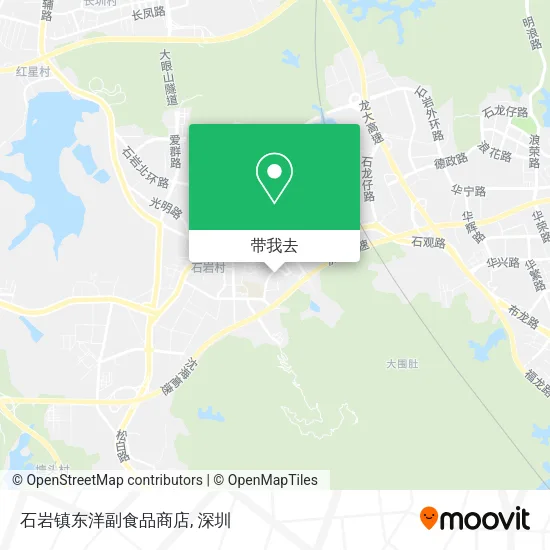 石岩镇东洋副食品商店地图