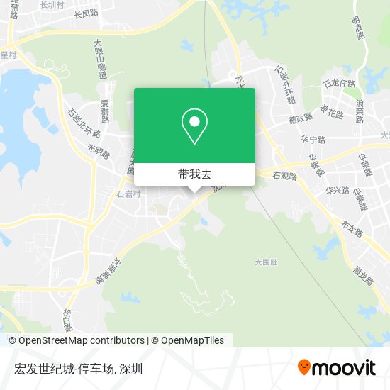 宏发世纪城-停车场地图