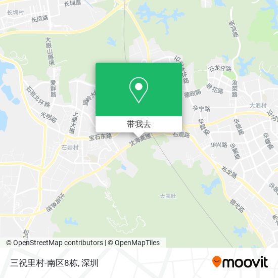 三祝里村-南区8栋地图