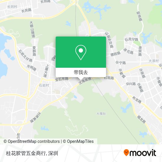 桂花胶管五金商行地图