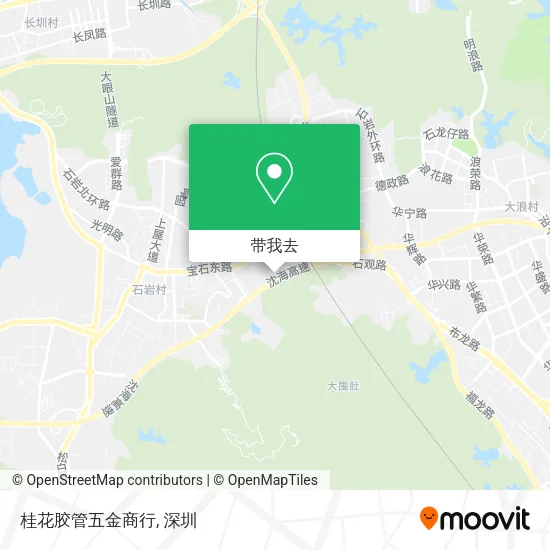 桂花胶管五金商行地图