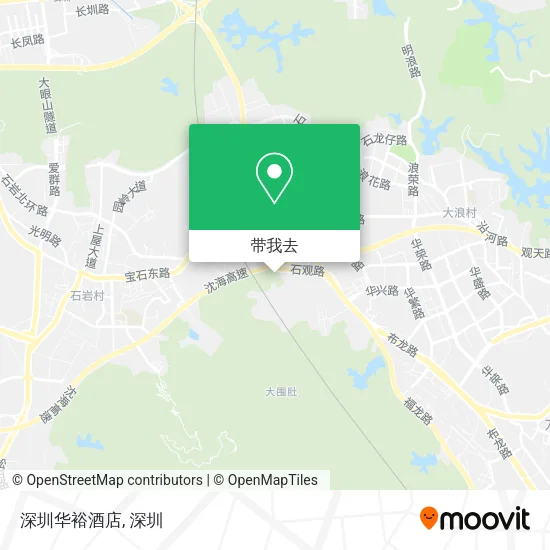 深圳华裕酒店地图