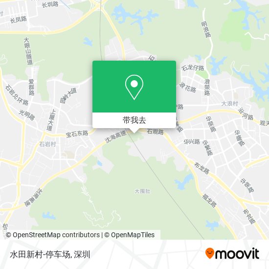 水田新村-停车场地图