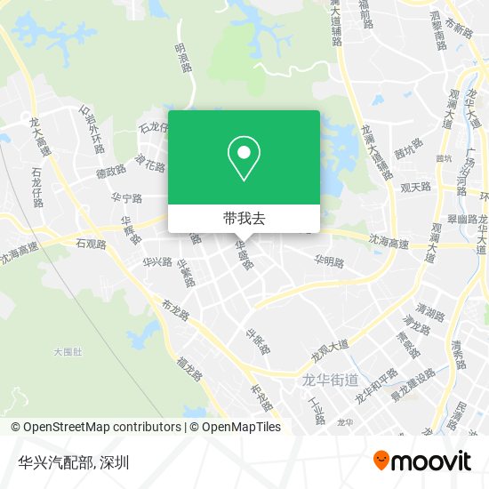 华兴汽配部地图