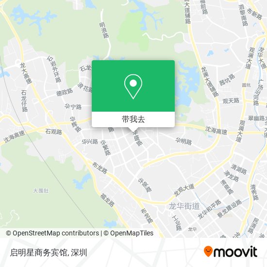 启明星商务宾馆地图