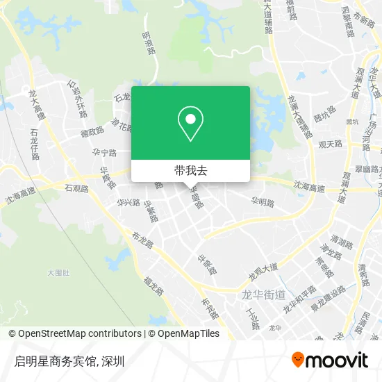启明星商务宾馆地图