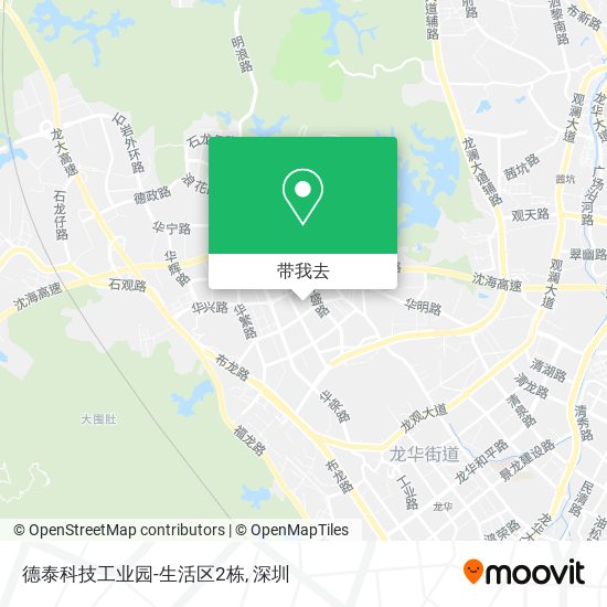 德泰科技工业园-生活区2栋地图