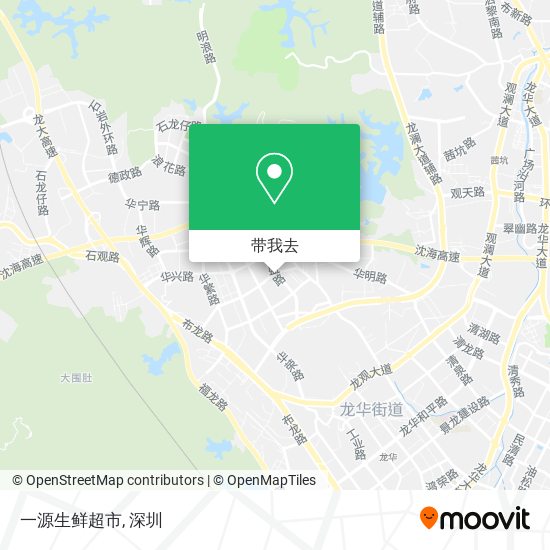 一源生鲜超市地图