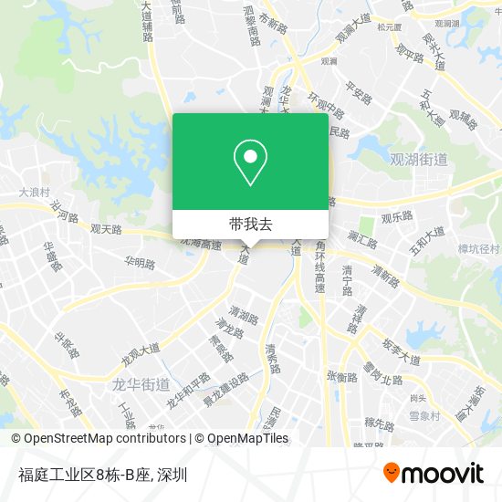 福庭工业区8栋-B座地图