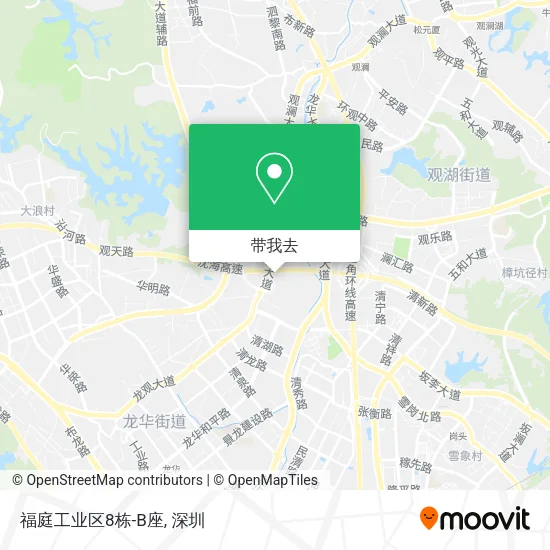 福庭工业区8栋-B座地图
